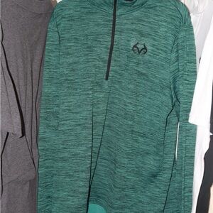 Men's Green Pullover Jacket